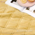 Conjunto de cama de inverno Design de bordados em colchas de veludo